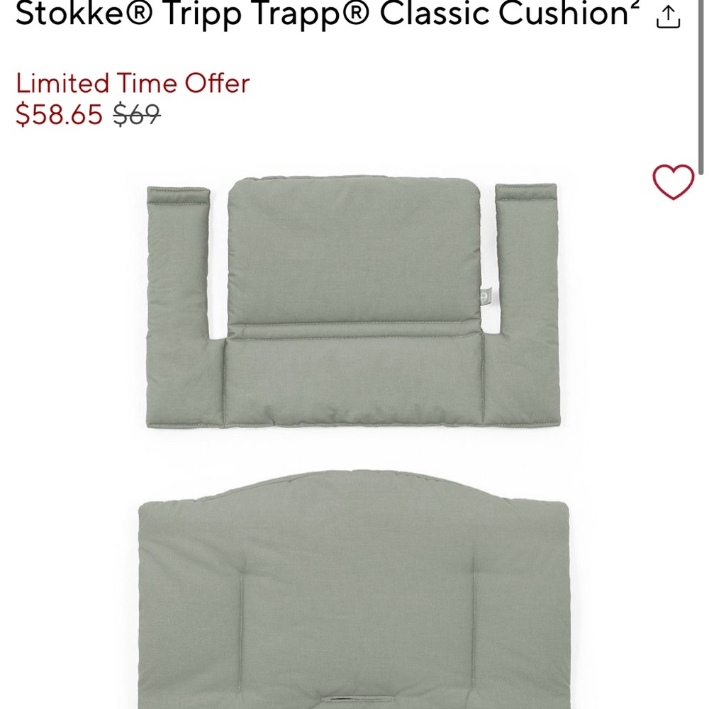 Stokke Tripp Trapp Classic Cushion - Glacier Green